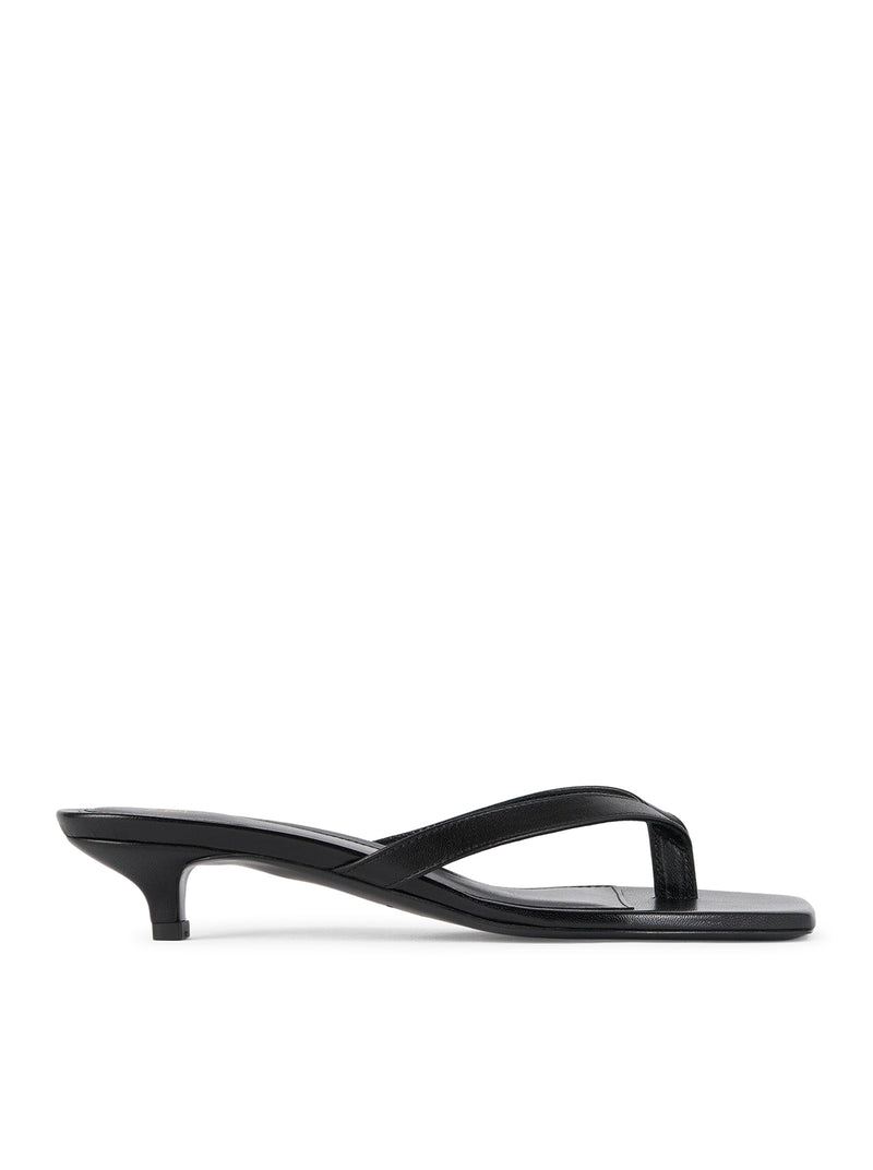LEATHER HEEL FLIP FLOPS