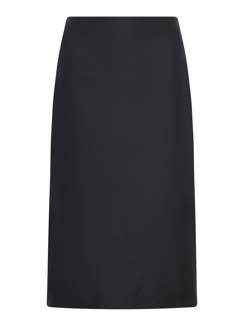 HIGH-WAISTED SKIRT IN TECHNICAL FABRIC