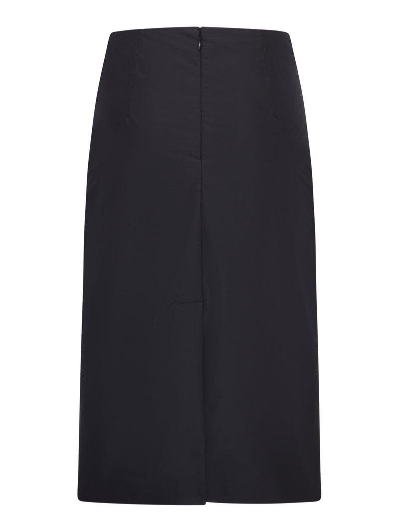 HIGH-WAISTED SKIRT IN TECHNICAL FABRIC