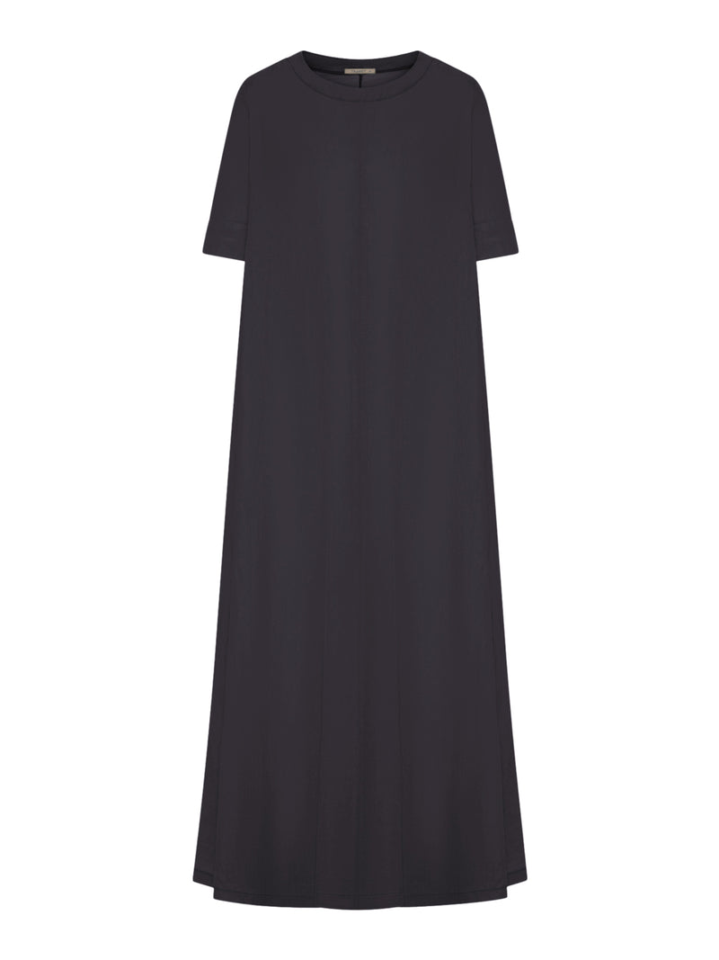 MINIMAL LONG LINEN DRESS