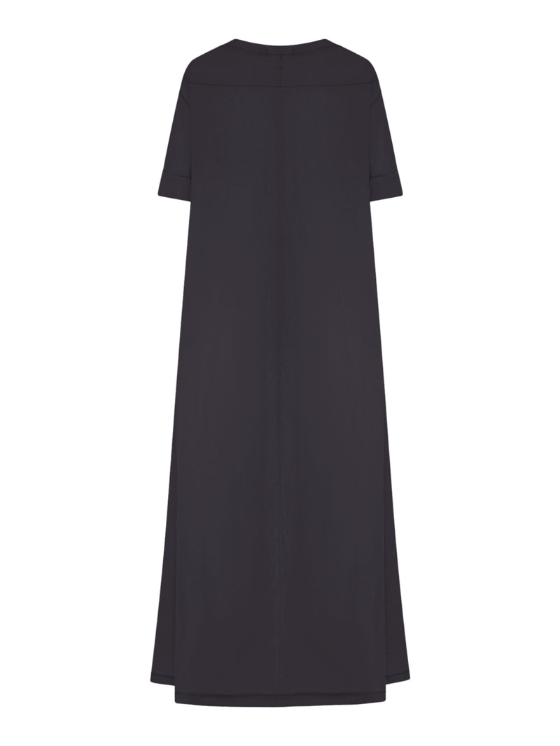 MINIMAL LONG LINEN DRESS