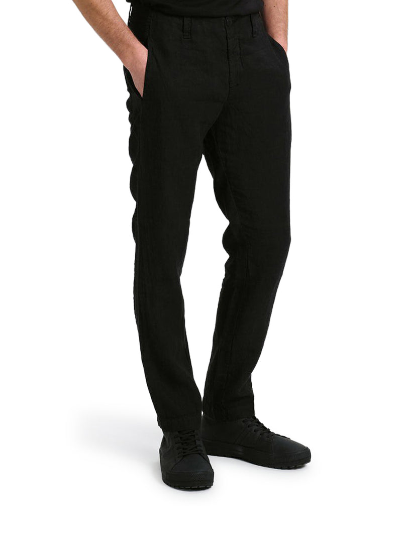 REGULAR-FIT LINEN TROUSERS