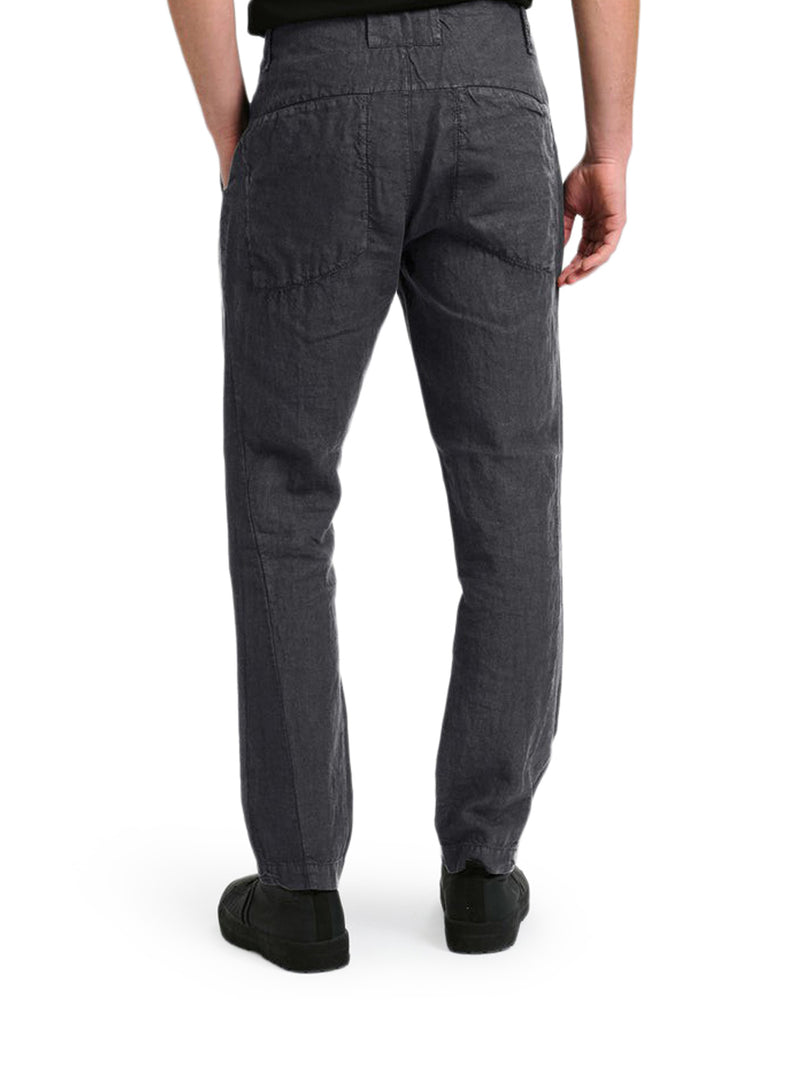 REGULAR-FIT LINEN TROUSERS