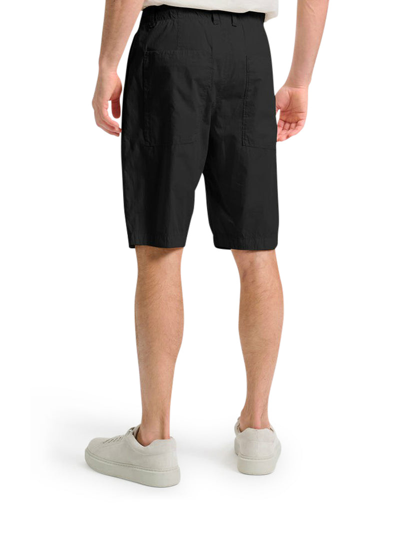 LIGHTWEIGHT COTTON BERMUDA SHORTS WITH DRAWSTRING