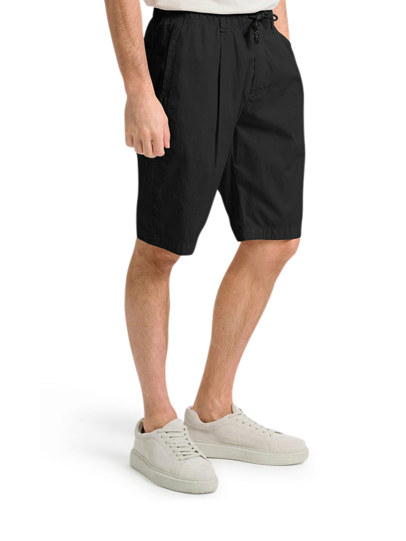 LIGHTWEIGHT COTTON BERMUDA SHORTS WITH DRAWSTRING