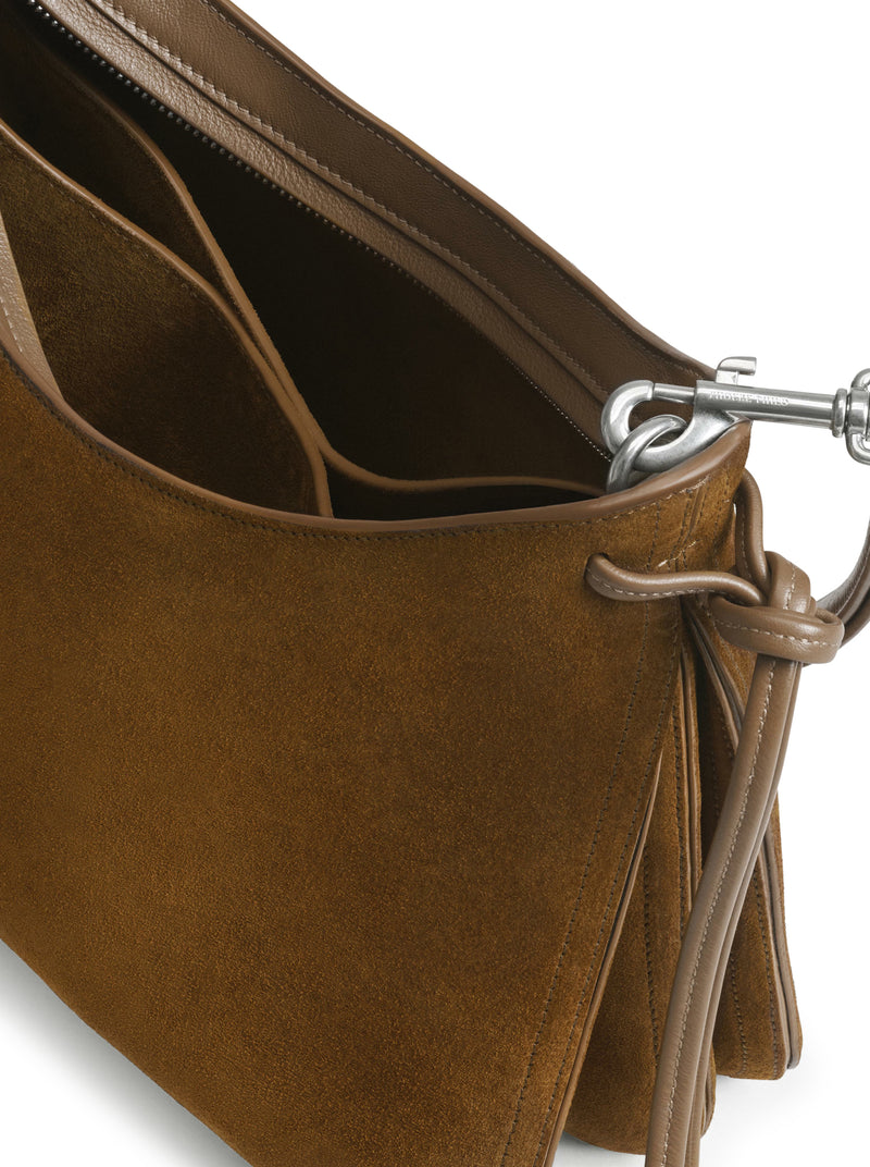 SMALL GIG BAG IN TOFFEE SUEDE