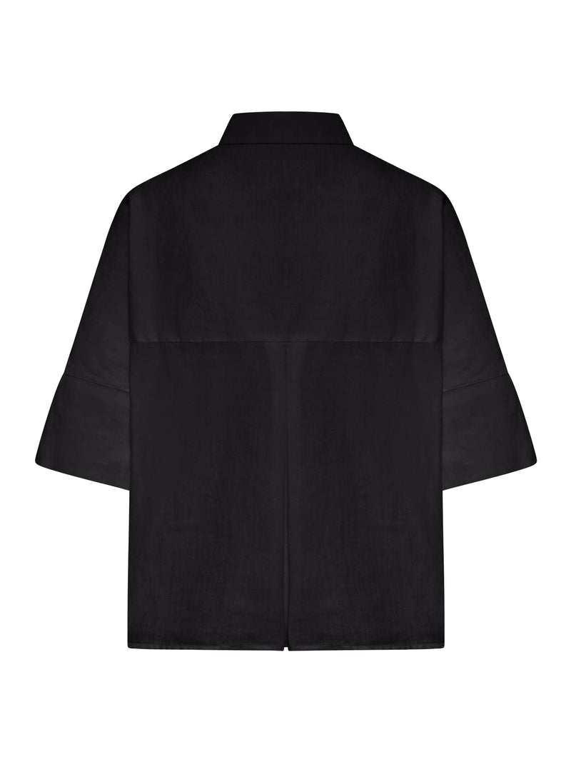 LINEN SHIRT WITH CLASSIC COLLAR