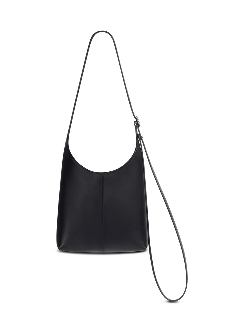 SMALL MELTED LEATHER TOTE BAG