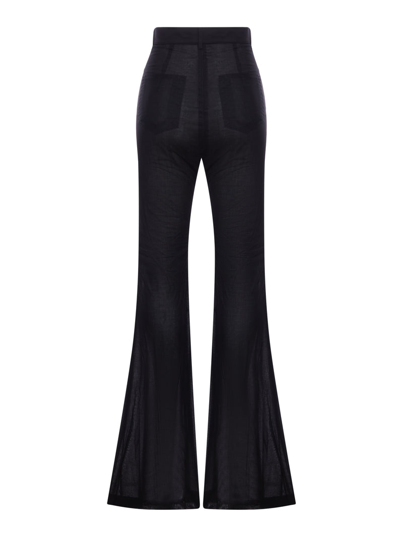 BOLAN BOOTCUT SEMI-TRANSPARENT PANTS