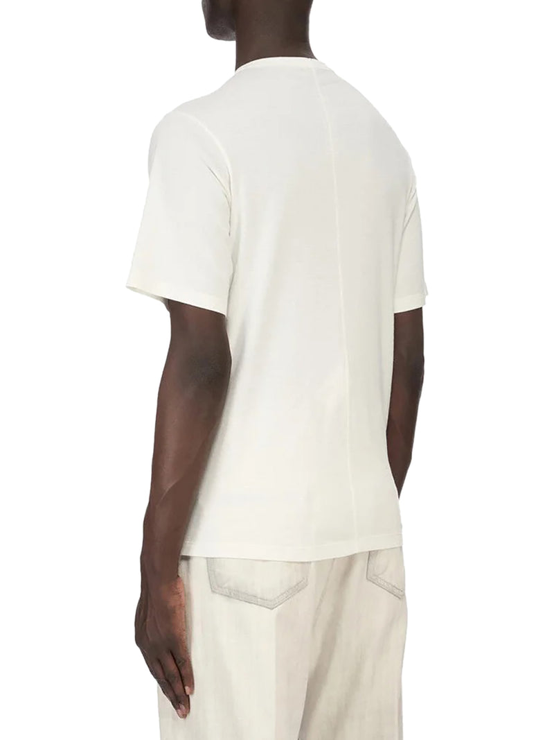 BRAD T CREW NECK COTTON T-SHIRT WITH PRINT