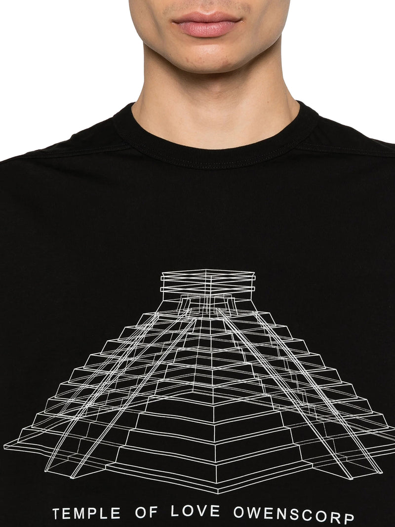 BRAD T CREW NECK COTTON T-SHIRT WITH PRINT