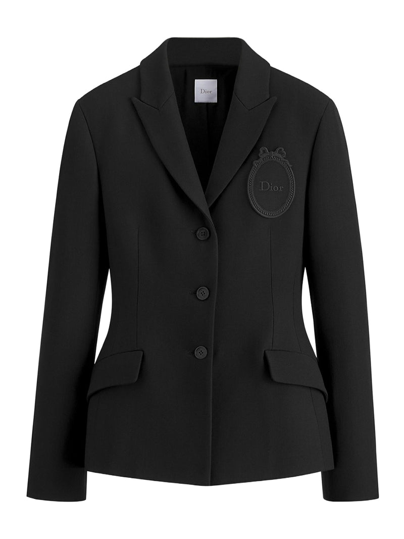 BAR JACKET WITH DIOR MEDAL EMBROIDERY
