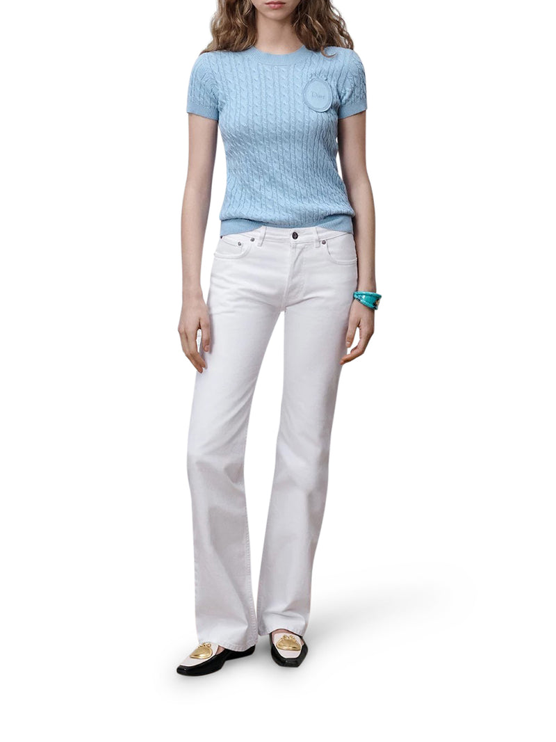 SHORT-SLEEVED DIOR MÉDAILLON SWEATER