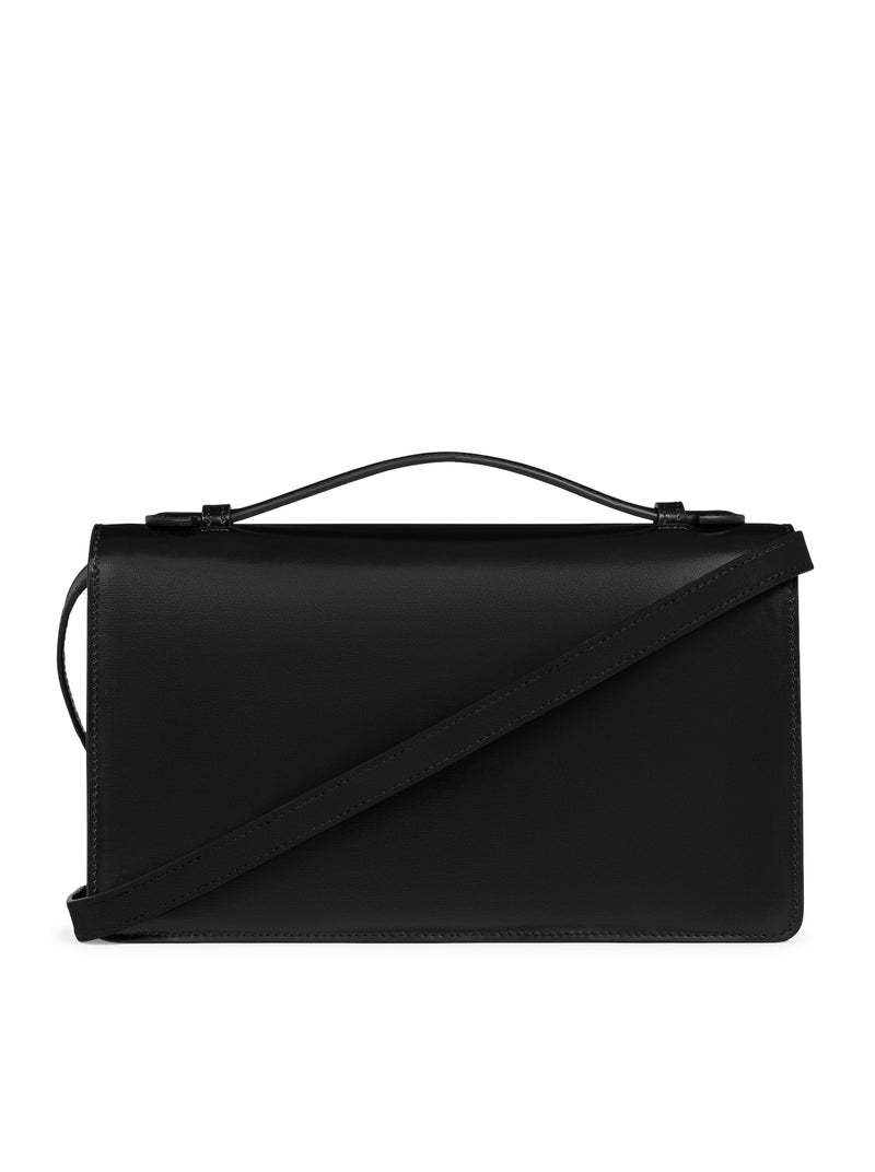MEDIUM TRIOMPHE FOLIO IN POLISHED CALFSKIN