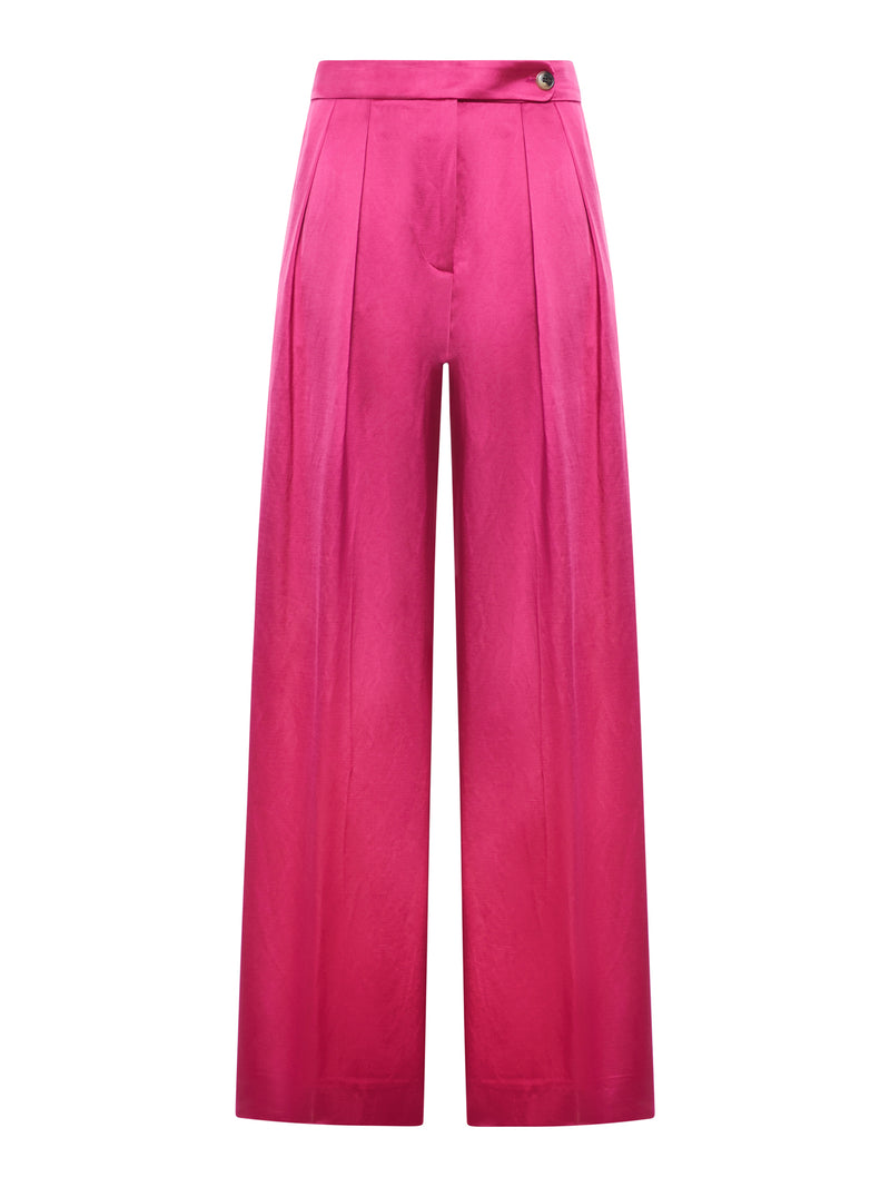 WIDE TROUSERS WITH PLEATED PANTS