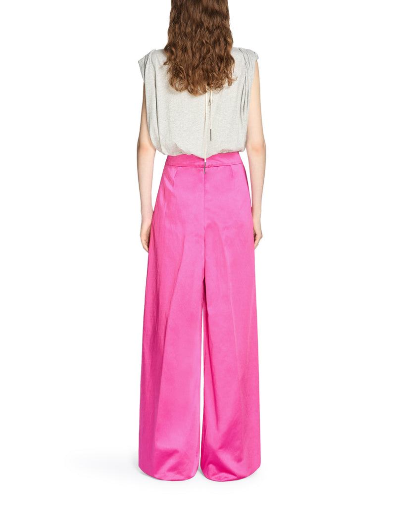 WIDE TROUSERS WITH PLEATED PANTS