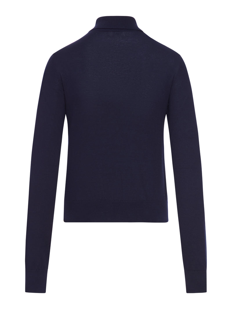 COTTON POLO SHIRT WITH TRIOMPHE LOGO