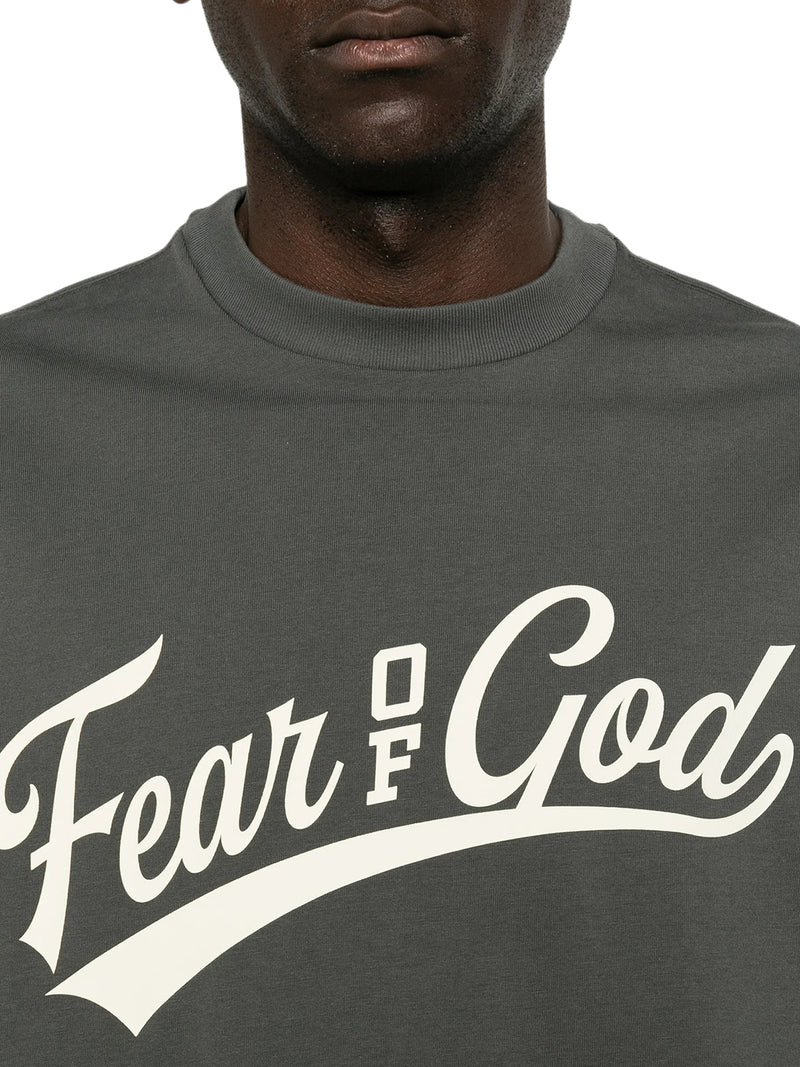OVERSIZED T-SHIRT WITH FRONT LOGO PRINT