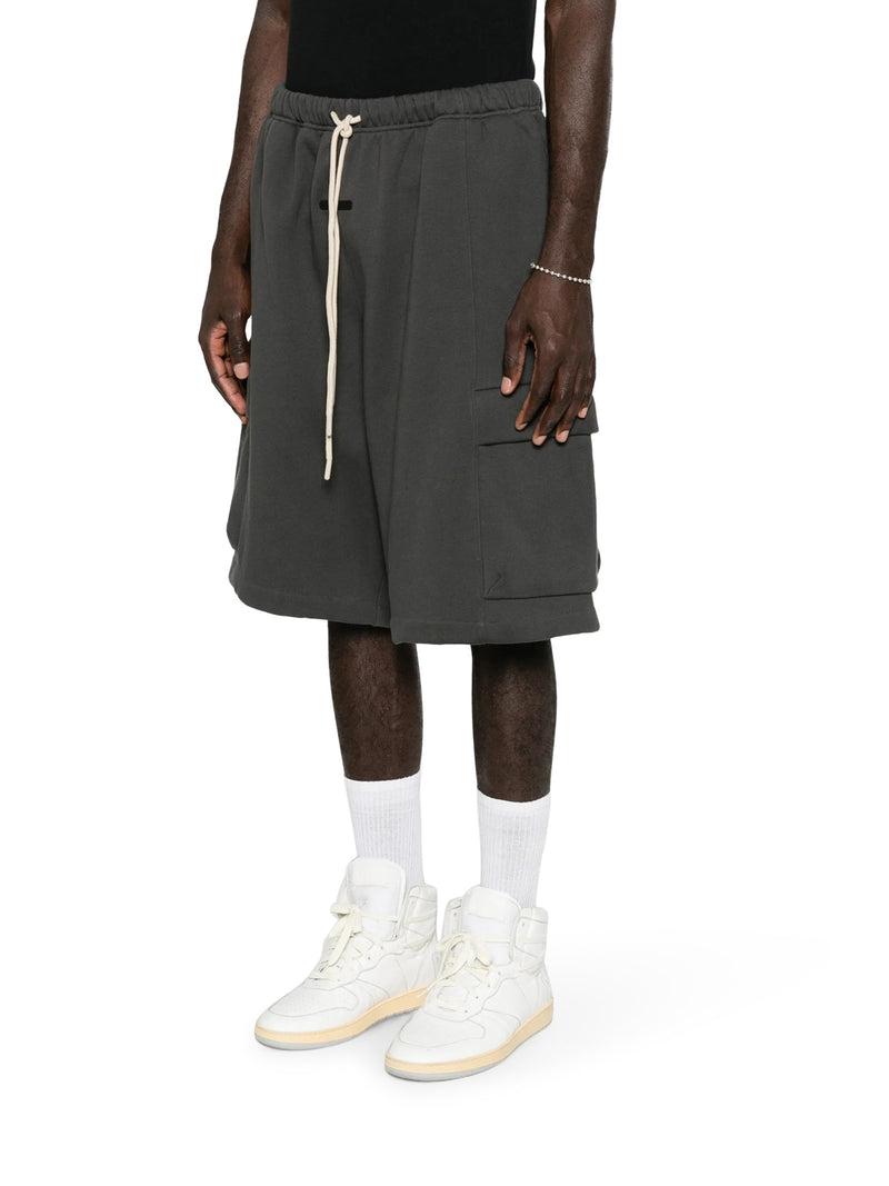 CARGO BERMUDA SHORTS IN SWEATSHIRT