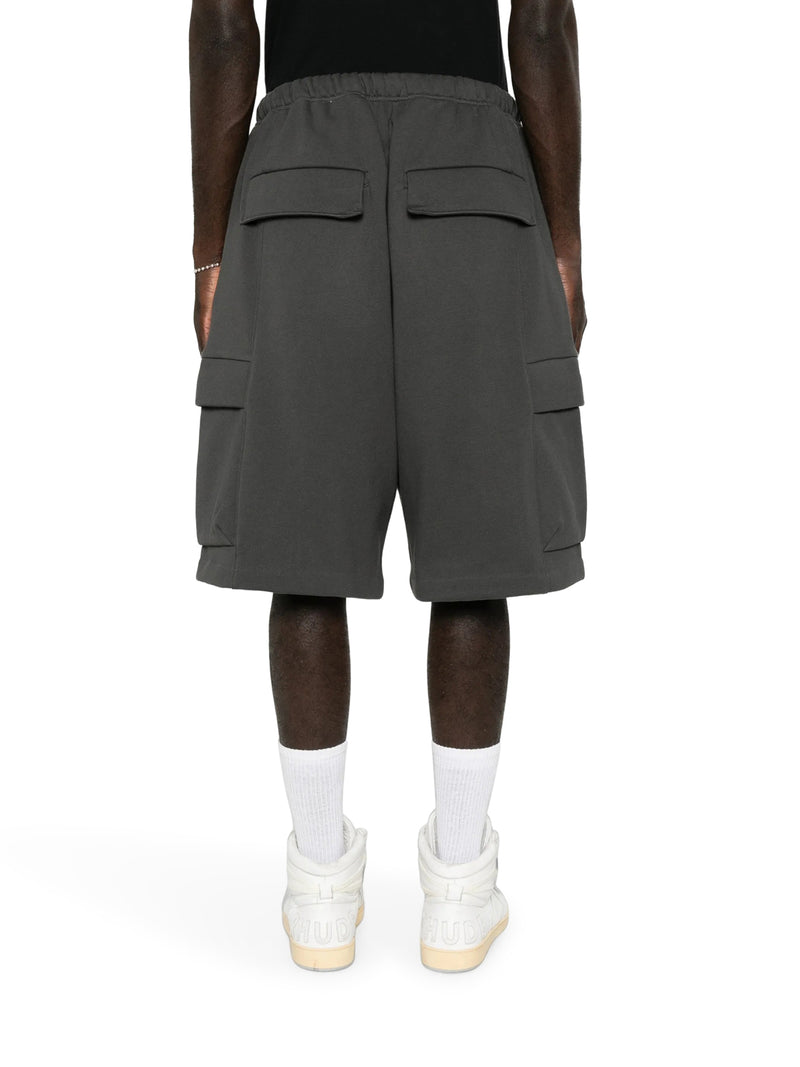 CARGO BERMUDA SHORTS IN SWEATSHIRT