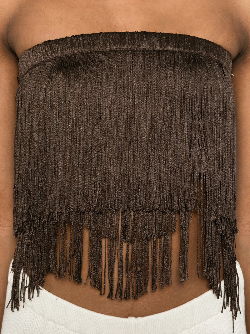 DARA TOP WITH FRINGES
