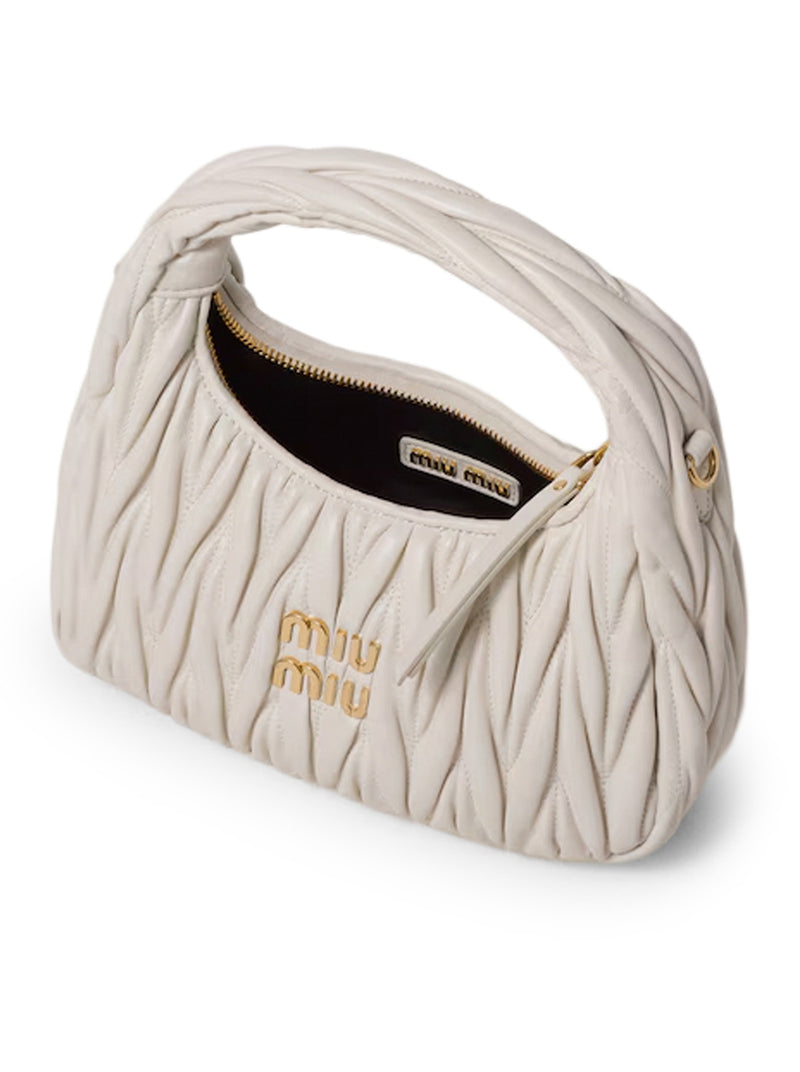 WANDER HOBO BAG IN MATELASSÉ NAPPA