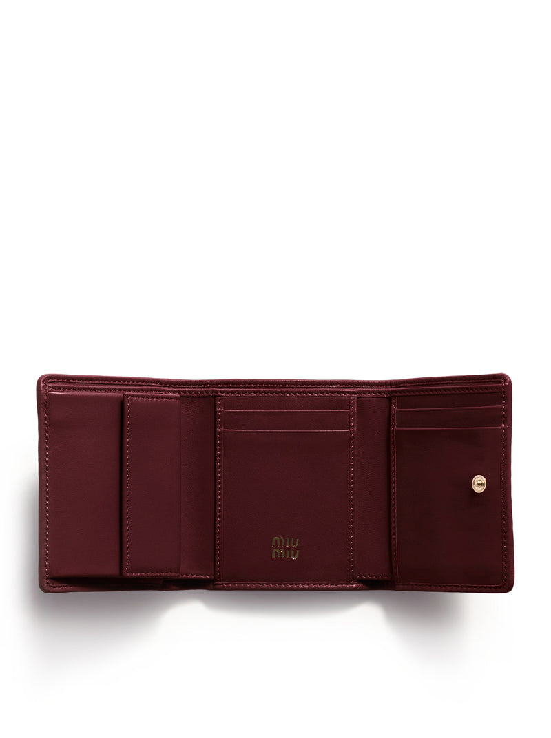SMALL WALLET IN NAPPA MATELASSE