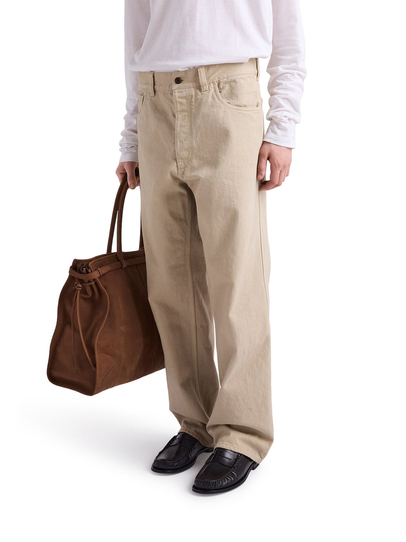 OLD DENIM FIVE-POCKET TROUSERS