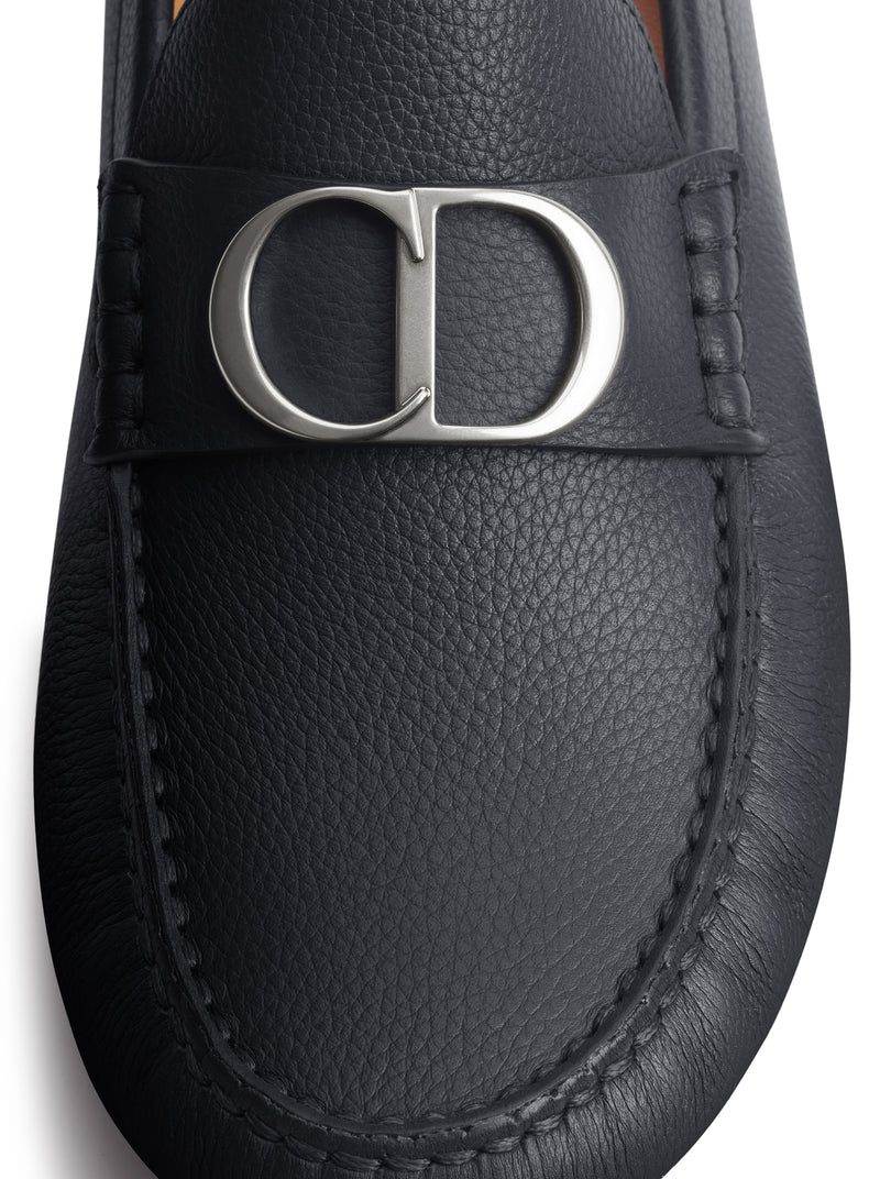 ROADIE LOAFERS IN BLUE GRAINED CALFSKIN