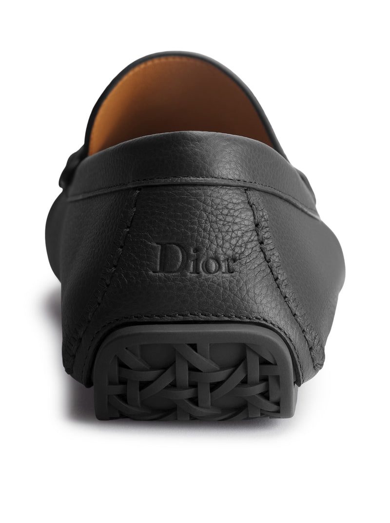ROADIE LOAFERS IN BLACK GRAINED CALFSKIN