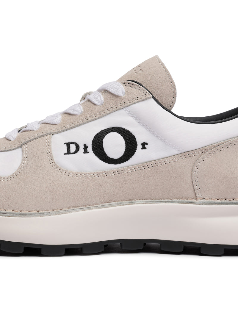 SQUASH SNEAKERS IN SUEDE CALFSKIN AND TECHNICAL FABRIC