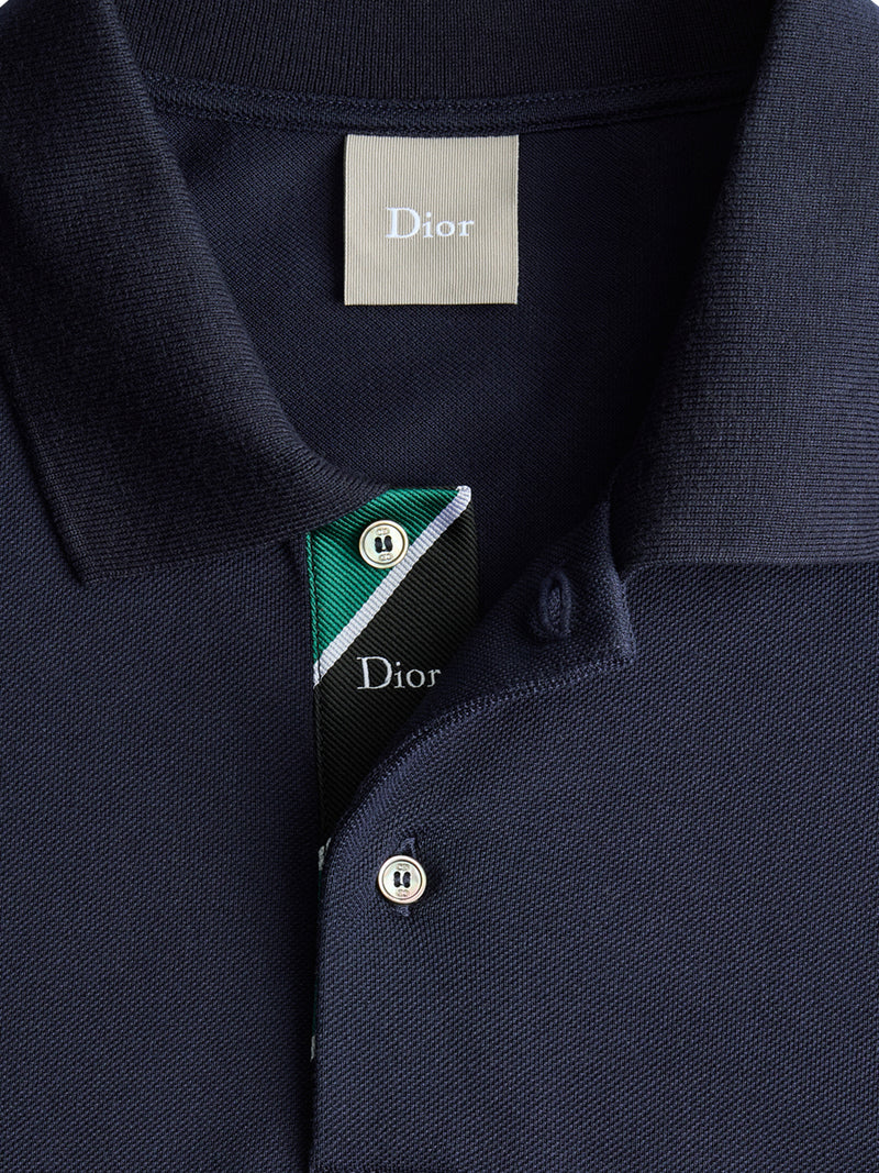 DIOR REGIMENTAL POLO SHIRT, REGULAR FIT