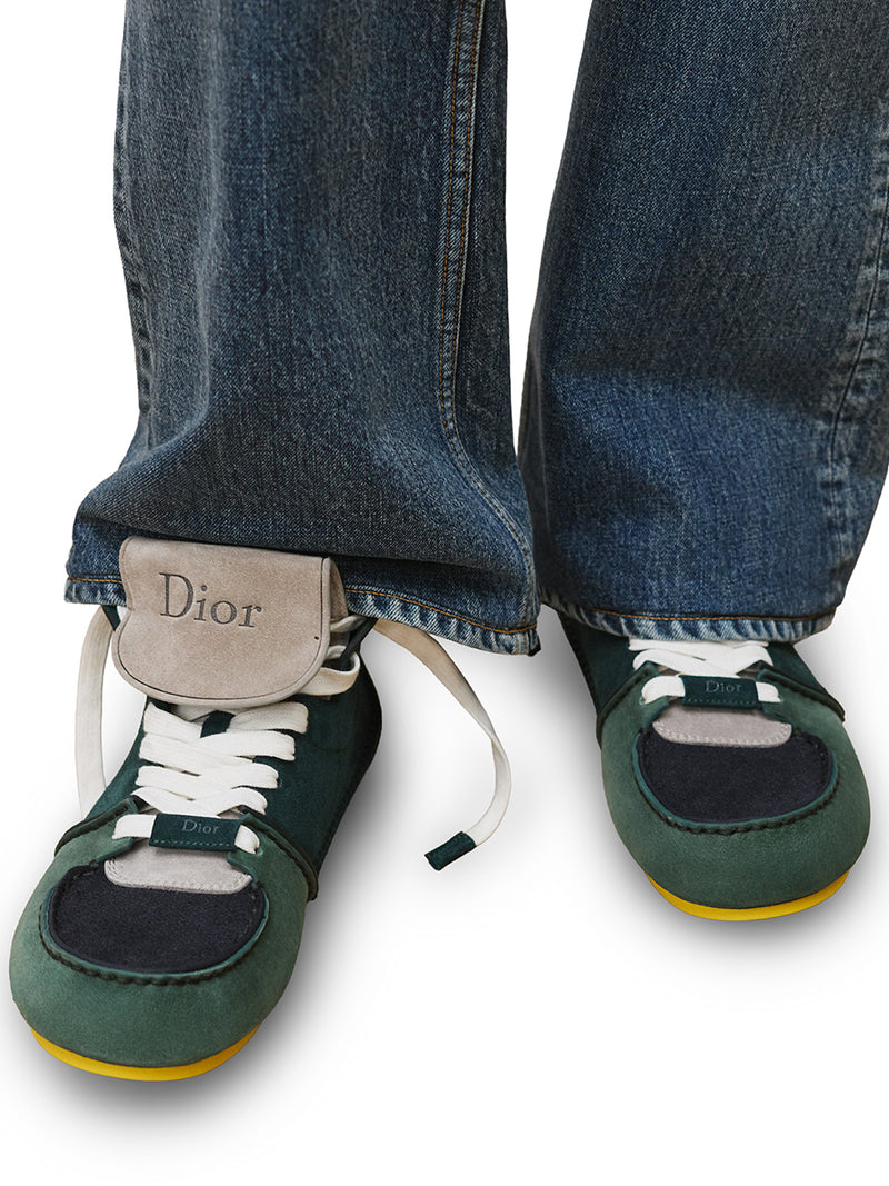 DIOR ROADIE LACE-UP BOOT IN SUEDE