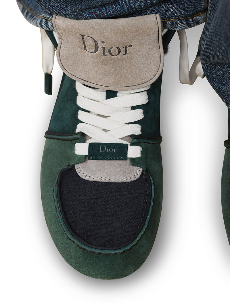 DIOR ROADIE LACE-UP BOOT IN SUEDE