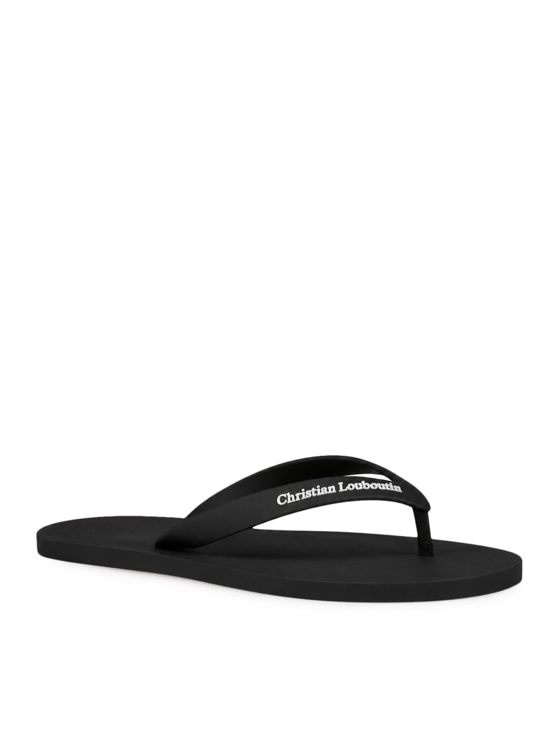 RUBBER FLIP FLOPS WITH LOGO