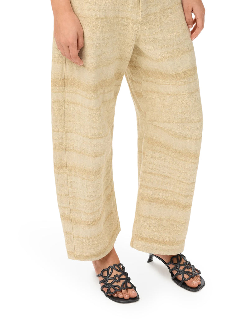 PETAL ANAGRAM SLIDE IN SOFT CALFSKIN