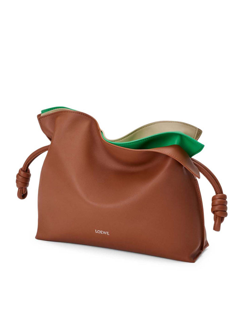 MEDIUM LAYERED FLAMENCO CLUTCH IN NAPPA CALFSKIN