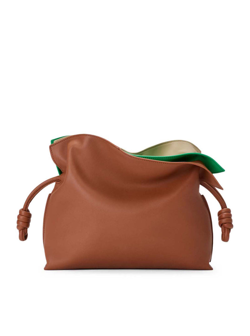 MEDIUM LAYERED FLAMENCO CLUTCH IN NAPPA CALFSKIN