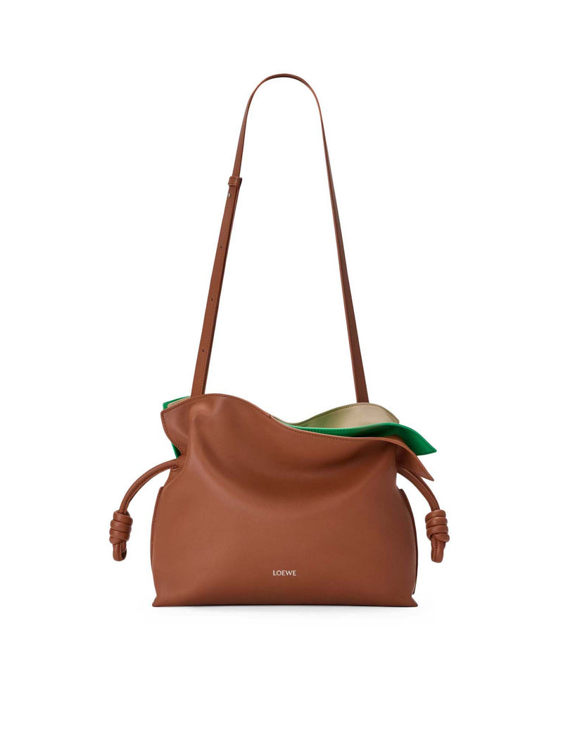 MEDIUM LAYERED FLAMENCO CLUTCH IN NAPPA CALFSKIN