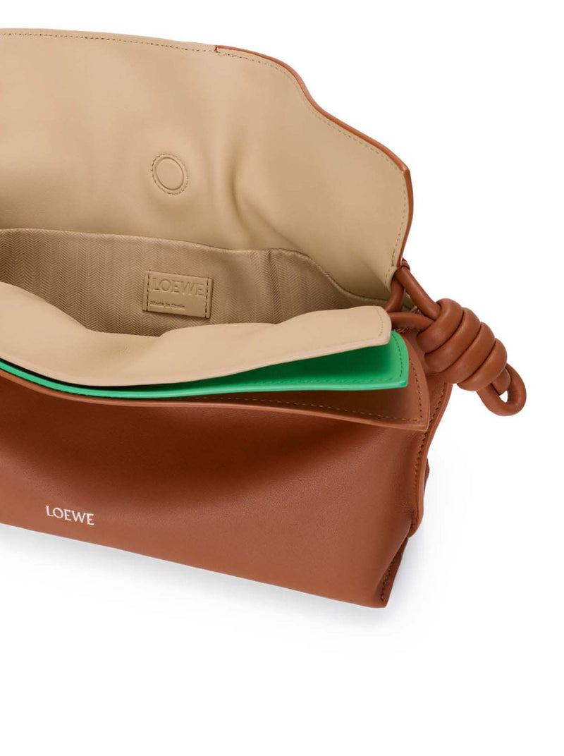 MEDIUM LAYERED FLAMENCO CLUTCH IN NAPPA CALFSKIN