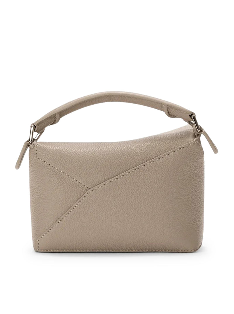 PUZZLE EDGE MINI BAG IN GRENADE LEATHER