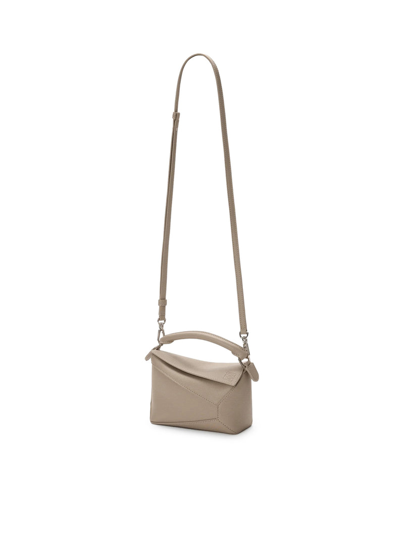 PUZZLE EDGE MINI BAG IN GRENADE LEATHER