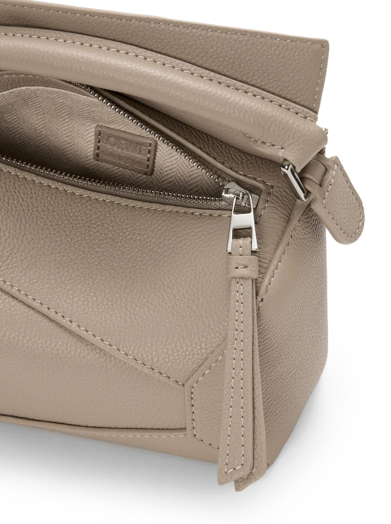 PUZZLE EDGE MINI BAG IN GRENADE LEATHER