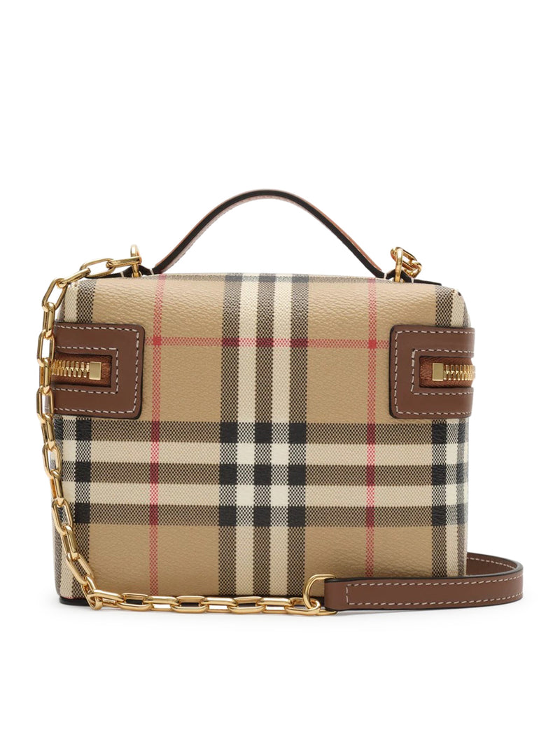 MINI CHECK VANITY BAG