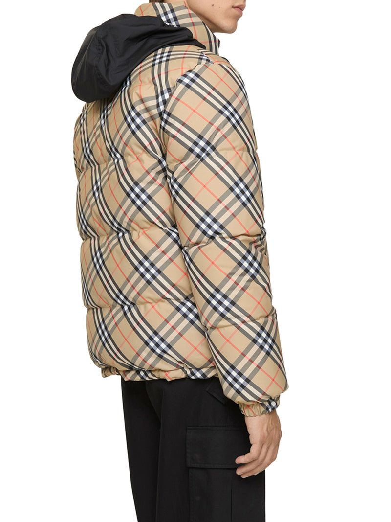 SNOWDON CHECK REVERSIBLE DOWN JACKET