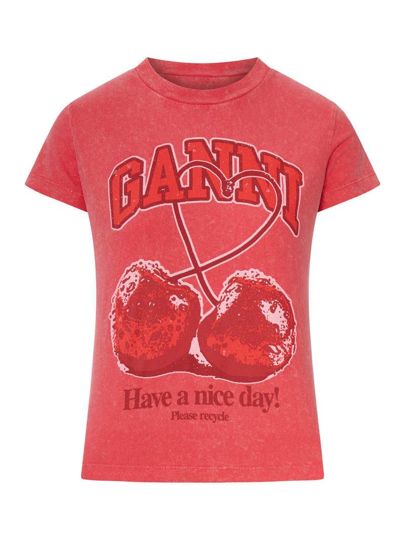 JERSEY T-SHIRT WITH FRONT LOGO