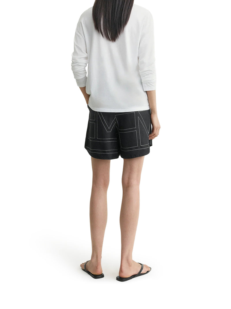 SHORTS MONOGRAM IN SETA