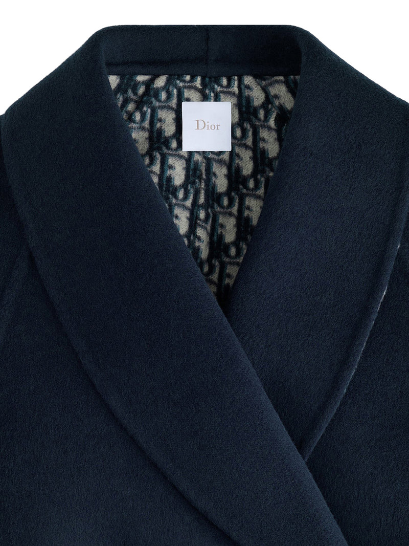 SHORT DOUBLE-BREASTED CABAN WITH BELT