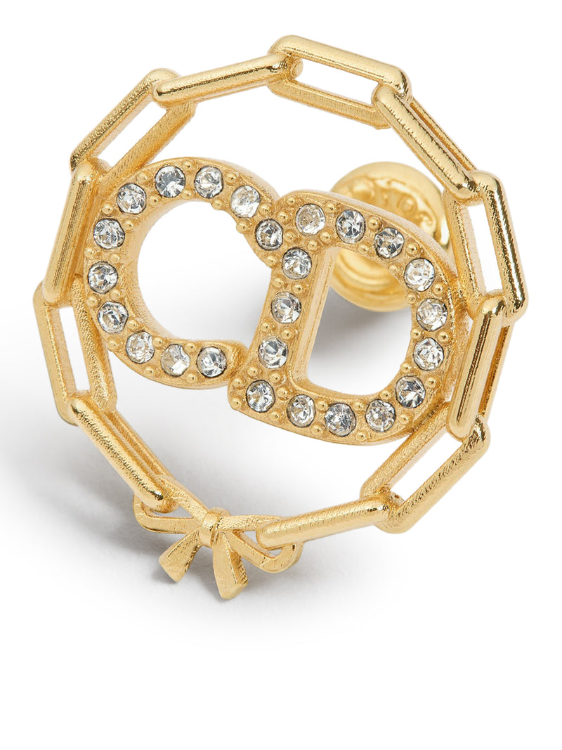 CD CIRCLE CHAIN ??STUD EARRINGS