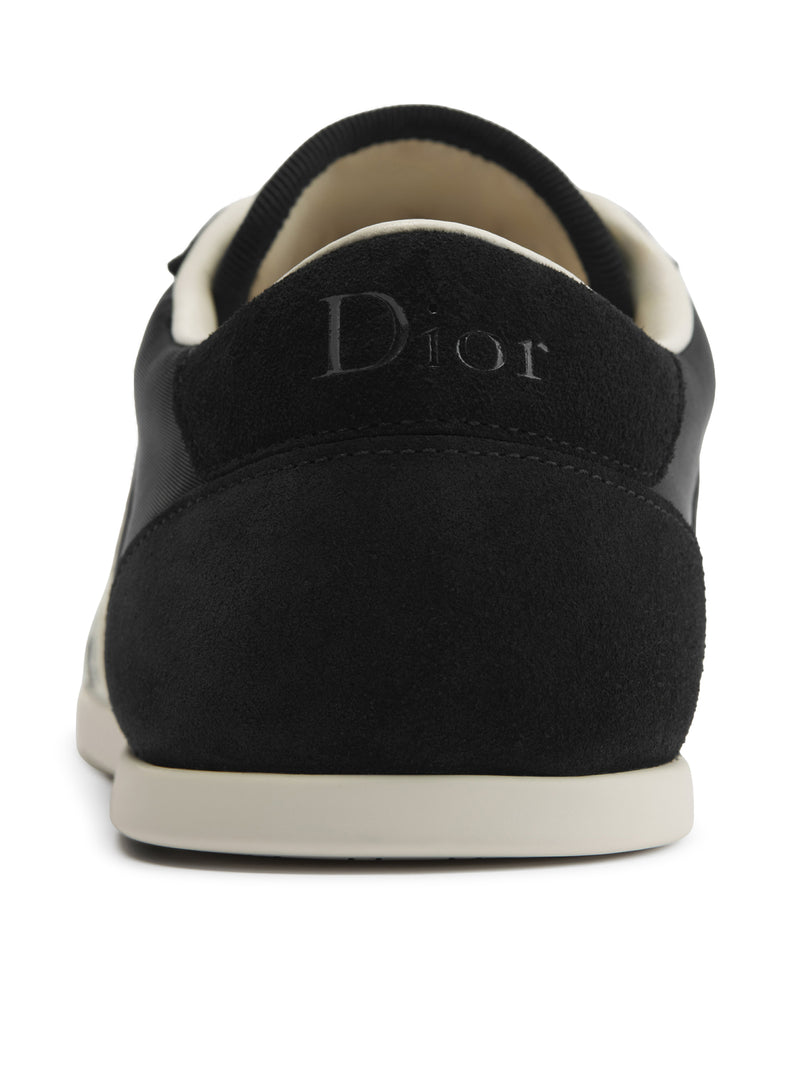 RIBBON SNEAKER IN SUEDE CALFSKIN AND TECHNICAL FABRIC